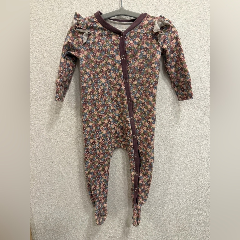 Charming Floral Kids Footie